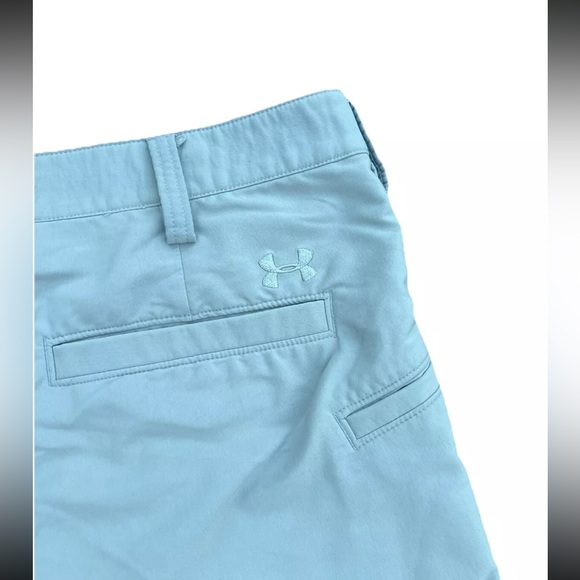 Under Armour Men’s Size 38 Gray Golf Shorts Chinos Flat Front Nylon, Polyester - Picture 5 of 9